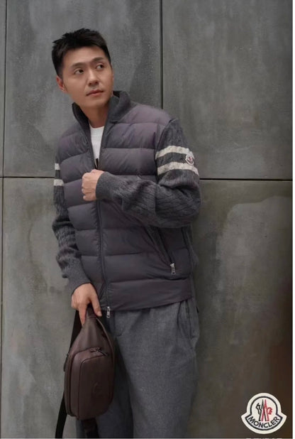 BVG / 몽클레르  안감 처리 울 캐시미어 지퍼 다운 자켓