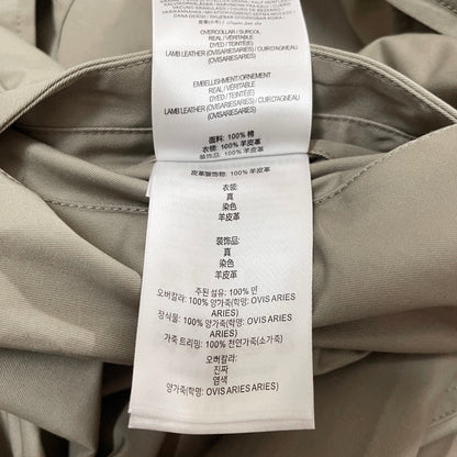 BVG / 버버리  가죽 칼라 면 워크 자켓
