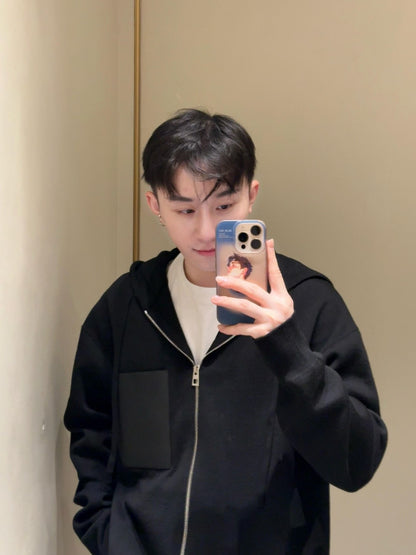 BVG / 로에베  후드 지퍼 니트 자켓
