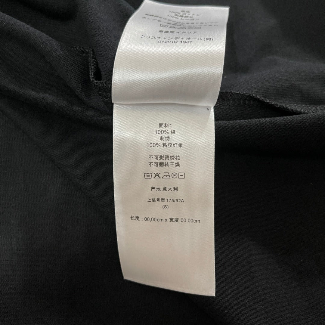 BVG  / 디올  레터링 자수 반팔 티셔츠