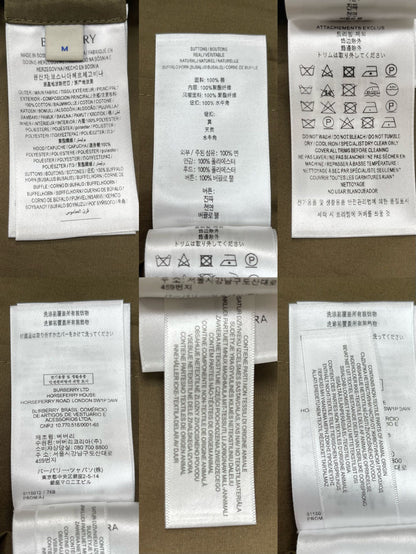 BVG / 버버리  리버서블 후드 탈착식 자켓