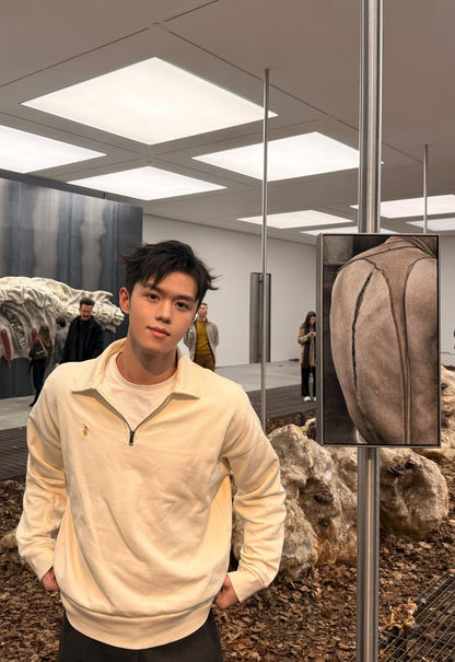 BVG / 랄프 로렌  자수 하프지퍼 스웨트
