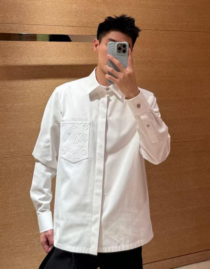 BVG / 루이비통  엠보 포켓 긴팔 셔츠