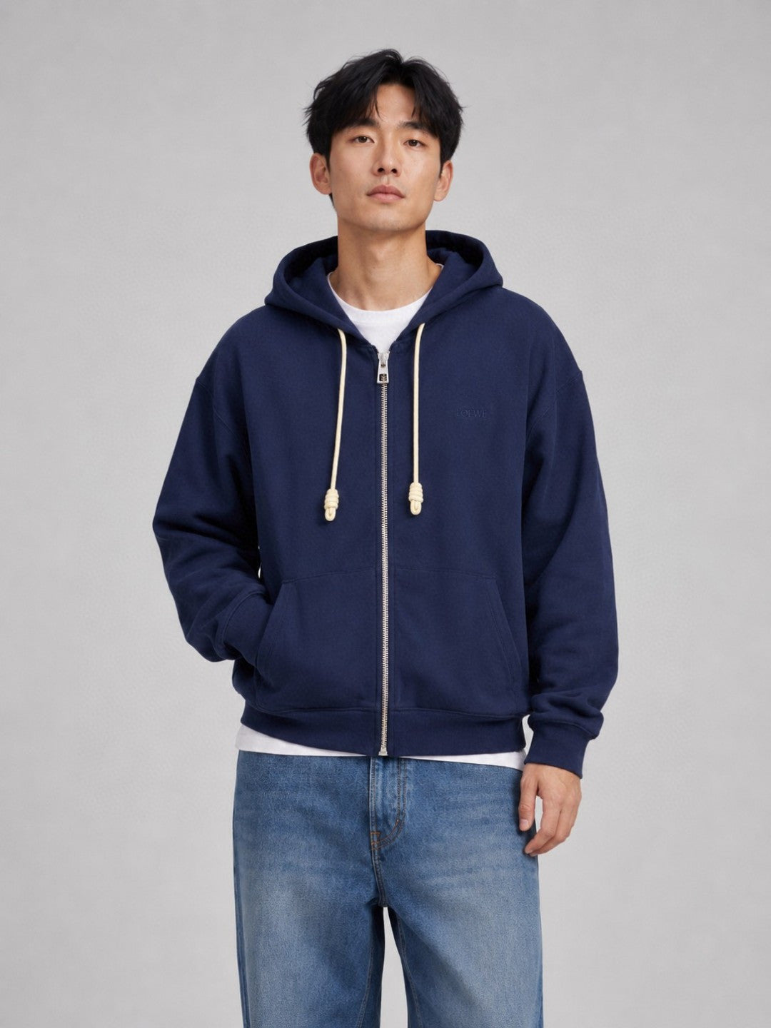 BVG / 로에베   후드 지퍼 가디건