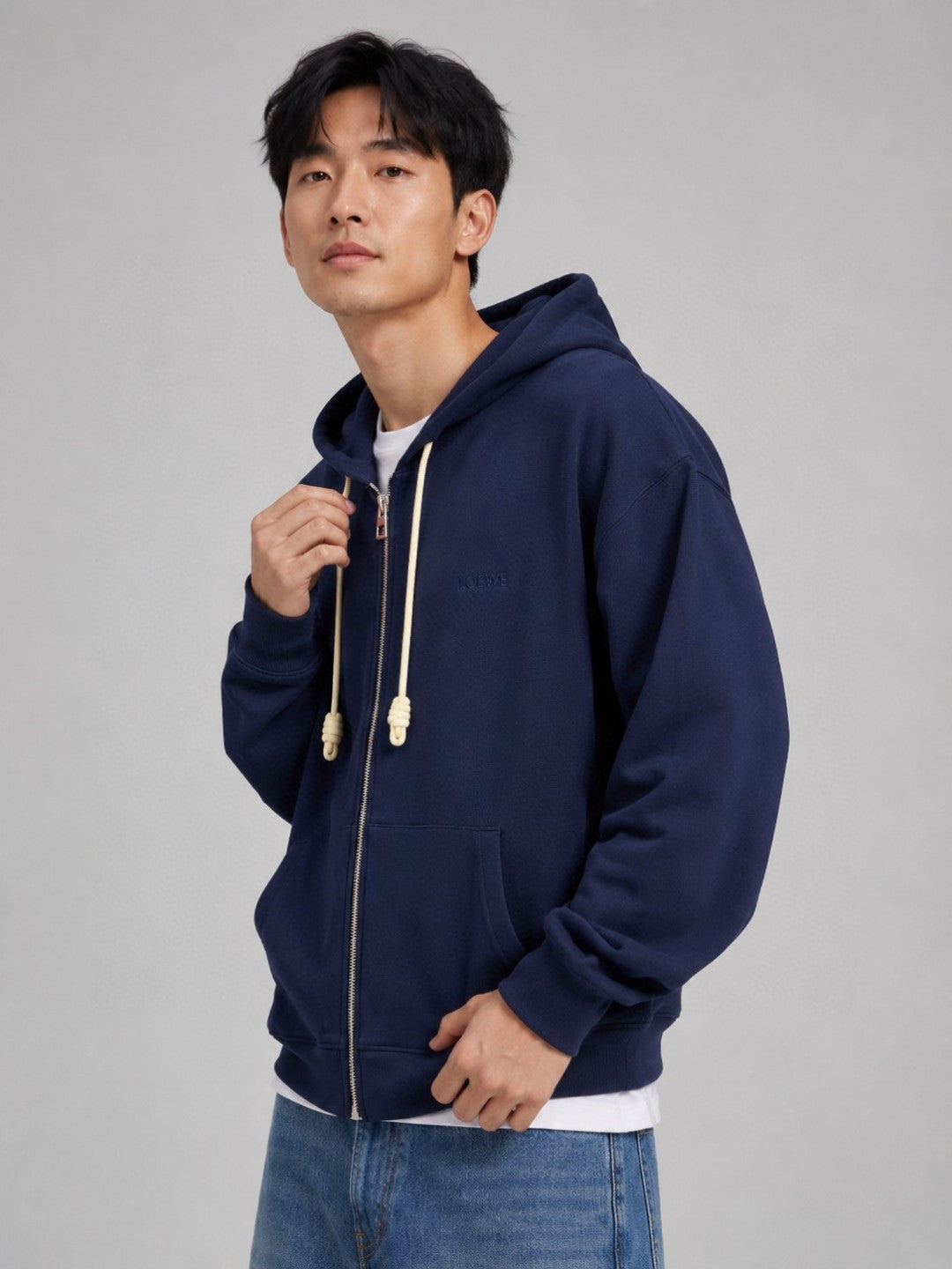 BVG / 로에베   후드 지퍼 가디건