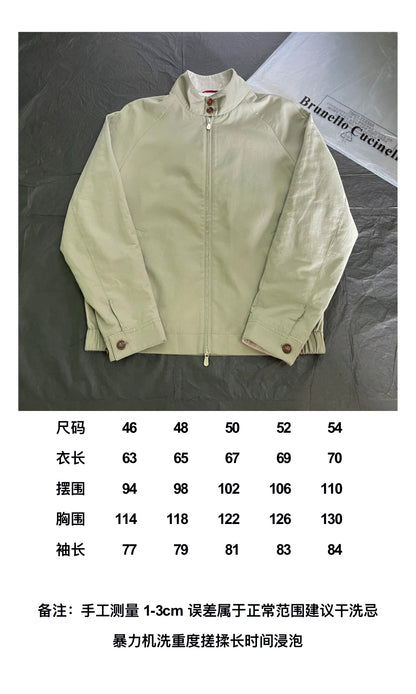 BVG / 브루넬로 쿠치넬리  하이넥 지퍼 자켓