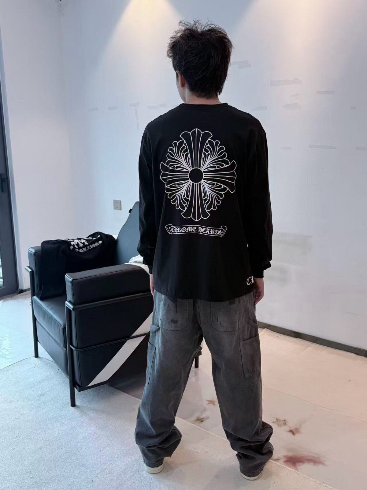 BVG / 크롬하츠  프린트 긴팔 티셔츠