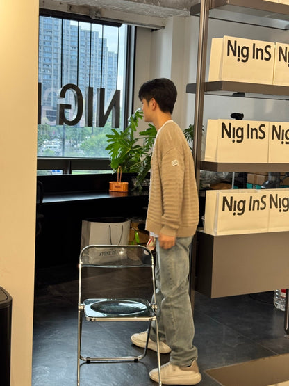 BVG / 메종 마르지엘라  웨이브 텍스처 니트 가디건