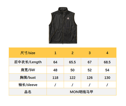 BVG  / 몽클레르  후드 지퍼 베스트