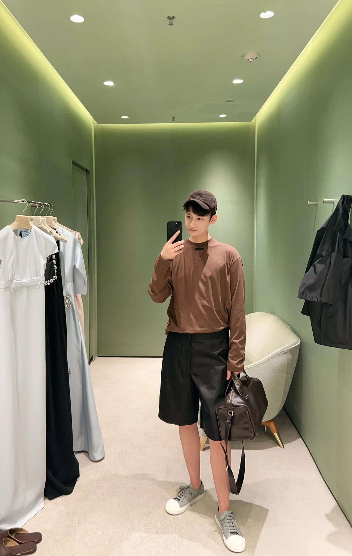 BVG / 프라다  면 긴팔 티셔츠