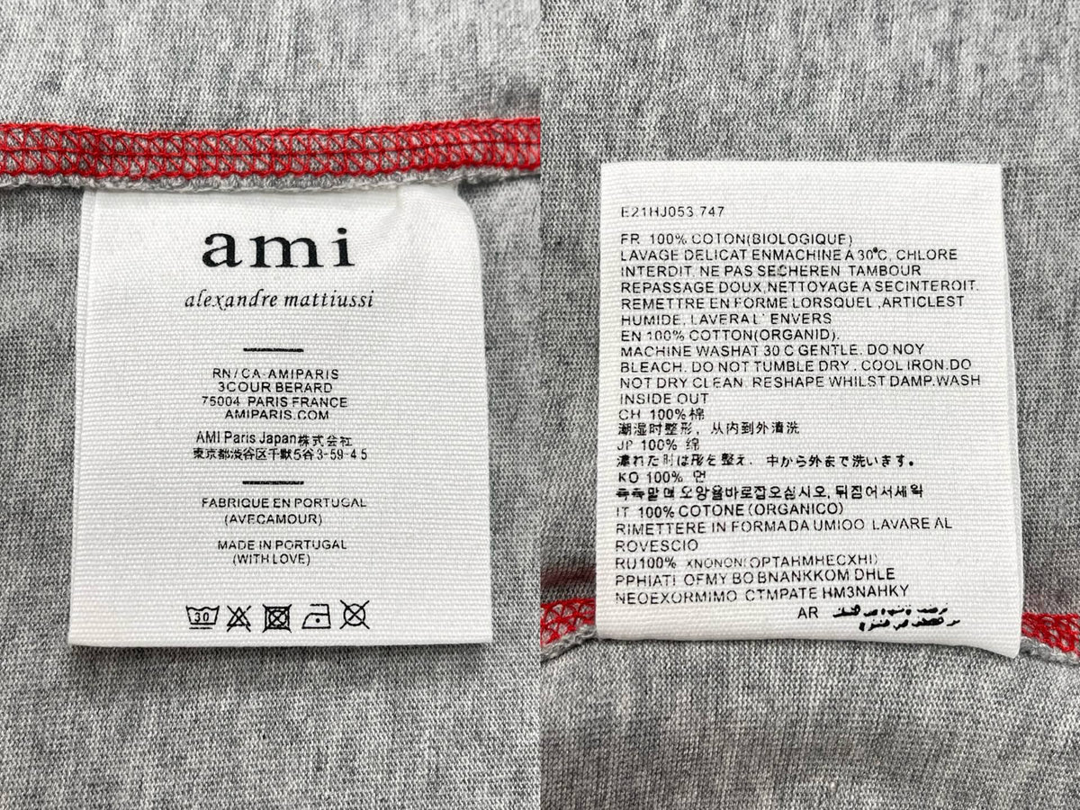 BVG / 아미 파리  레이어드 긴팔 티셔츠