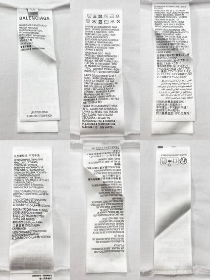 BVG / 발렌시아가  레터링 라운드넥 반팔