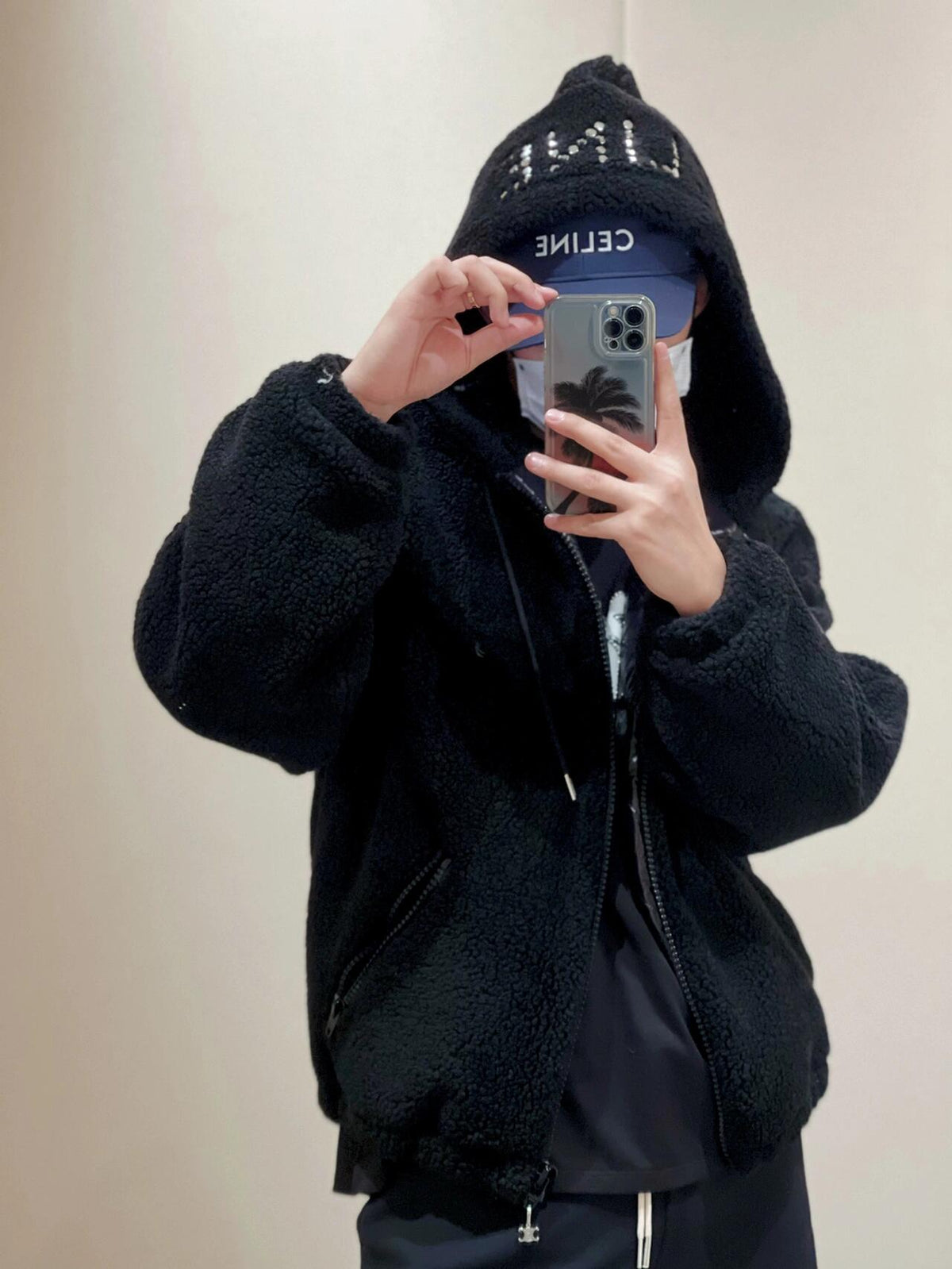 BVG / 셀린느  후드 기모 재킷