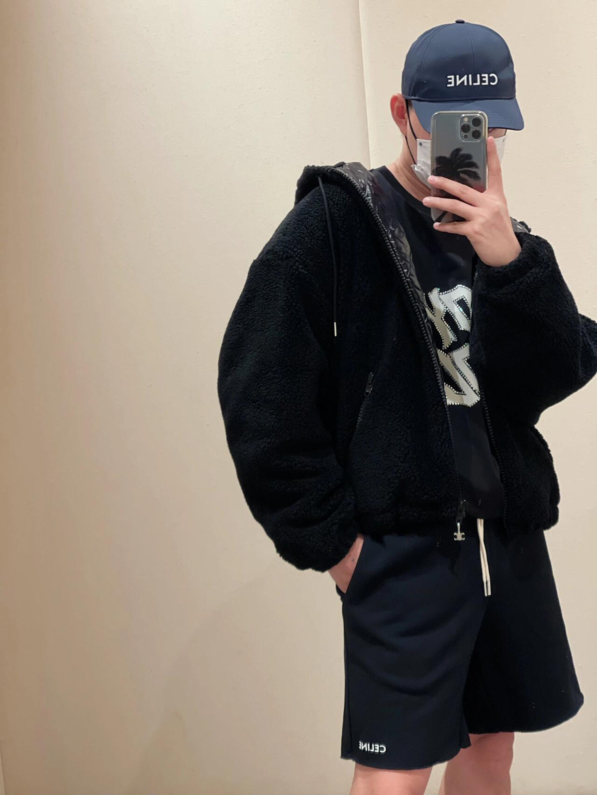 BVG / 셀린느  후드 기모 재킷