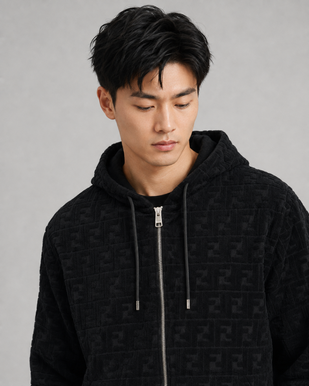 주말QZ / 펜디  지퍼 후드집업