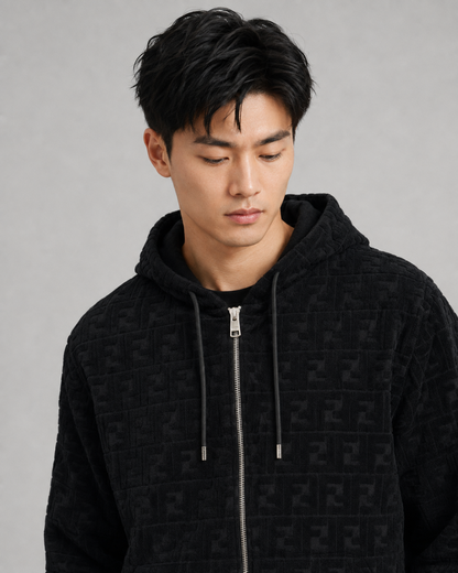 주말QZ / 펜디  지퍼 후드집업