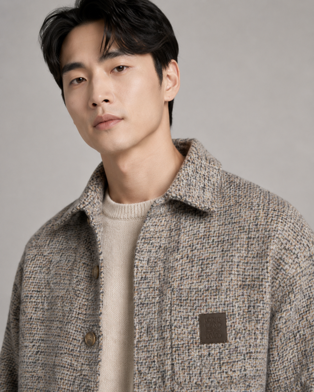 주말QZ / 로에베  울 혼방 셔츠형 아우터