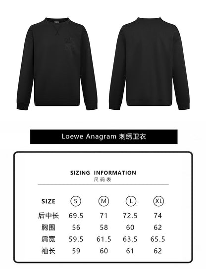 주말QZ / 로에베  자수 라운드넥 맨투맨