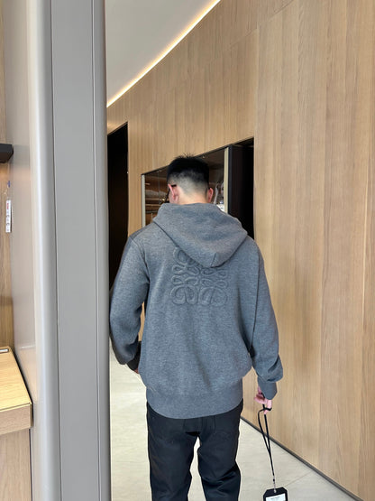 주말QZ / 로에베  지퍼 니트 후드집업