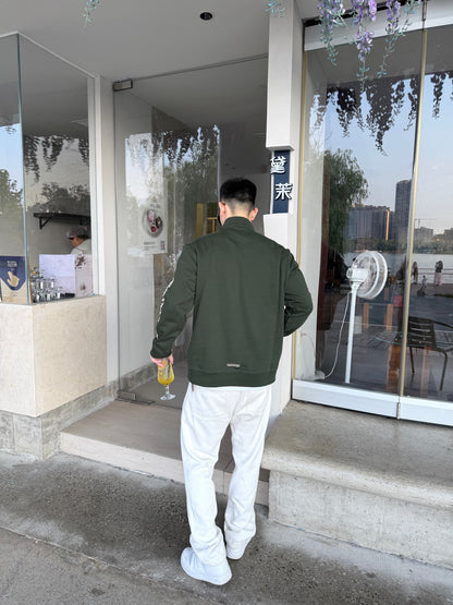 주말QZ / 크롬하츠  자수 하프 지퍼 후드티