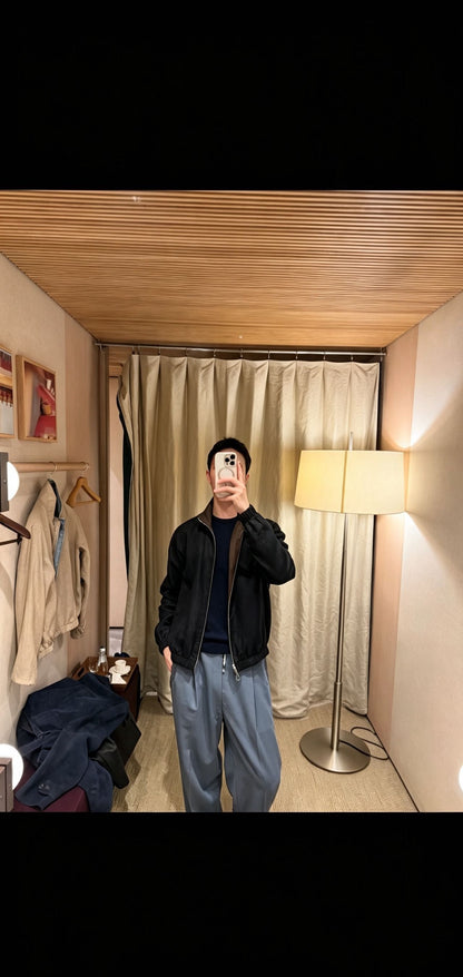 주말QZ / 로로피아나  양면 착용 가능한 리넨 자켓