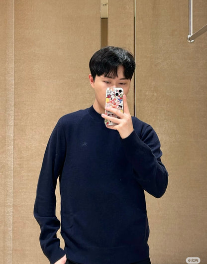 주말QZ / 버버리  라운드넥 울 캐시미어 니트