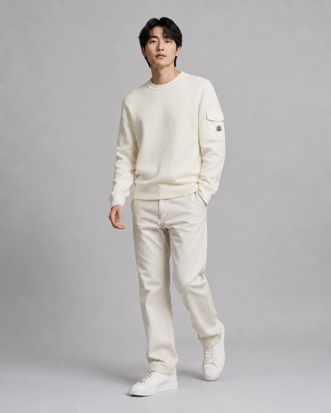 주말QZ / 몽클레르  라운드넥 니트