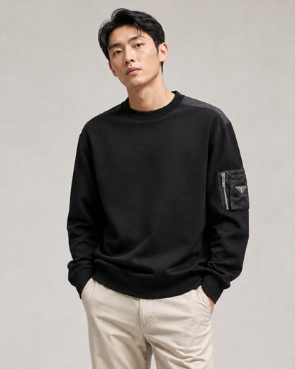주말QZ / 프라다  라운드넥 긴팔 맨투맨
