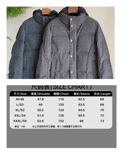 zb / 로로피아나  두꺼운 후드 아우터