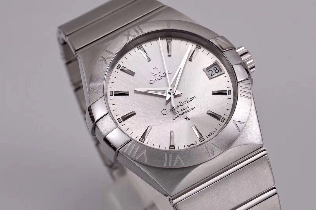 VS공장 오메가 컨스틸레이션 38MM 실버 바인덱스