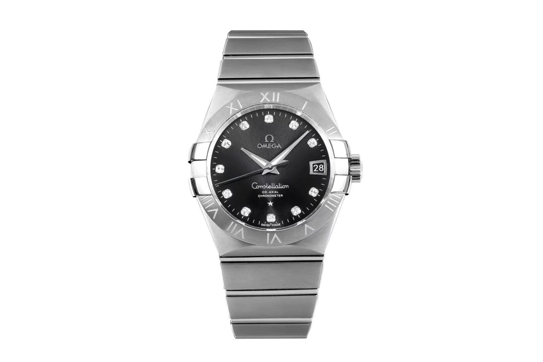 VS공장 오메가 컨스틸레이션 38MM 블랙 다이아다이얼
