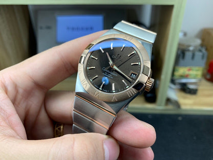 VS공장 오메가 컨스틸레이션 38MM 로즈골드 콤비 브라운바인덱스 브레이슬릿