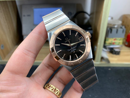VS공장 오메가 컨스틸레이션 38MM 로즈골드 콤비 브라운바인덱스 브레이슬릿