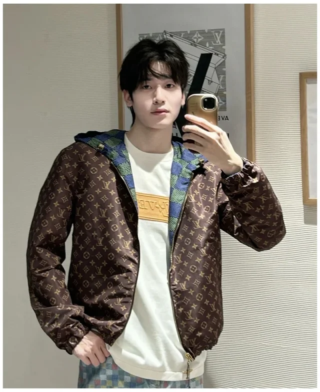 Tile factory / Louis Vuitton men's windproof hooded jacket