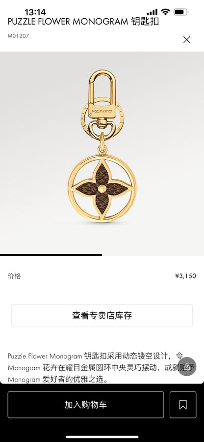 Louis Vuitton keyring