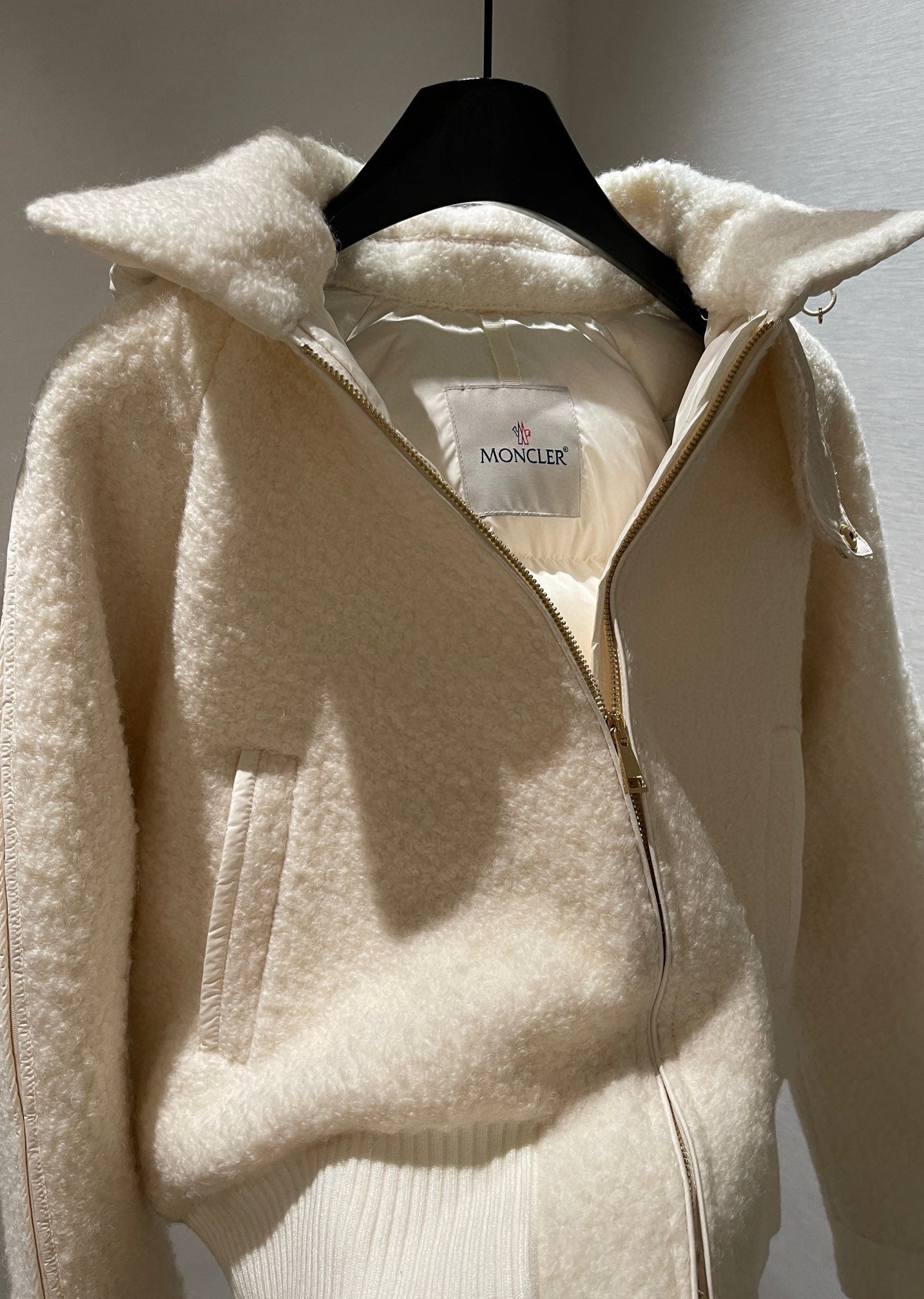 Bella / MC Wool Hood Goose Down Padding