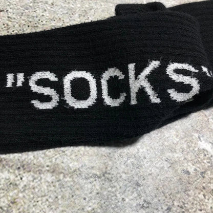 CND / OFF WHITE Typographic Socks