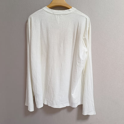 탑아크네 / 아크네스튜디오 letter printed long sleeve T-shirt