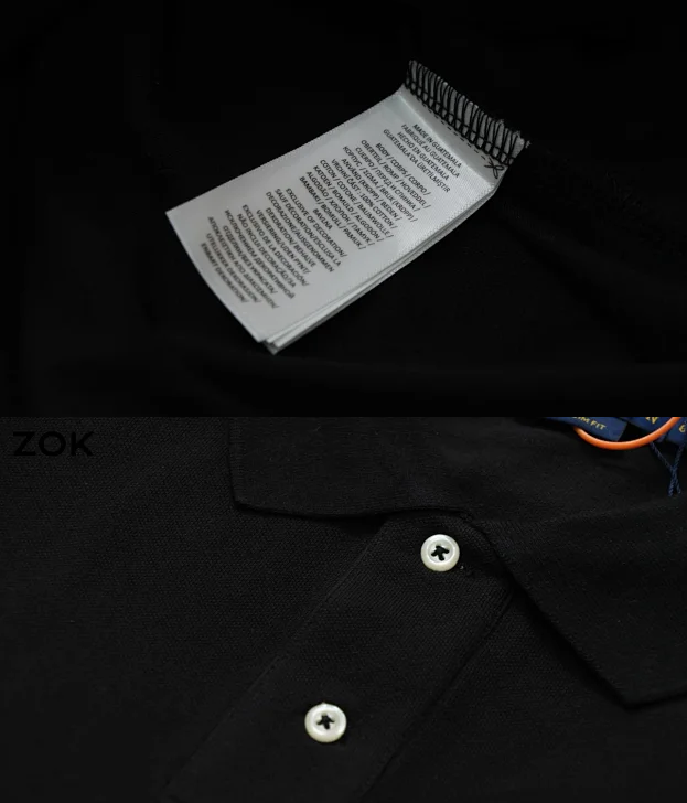 ZOK / 랄프 로렌  자수 반팔