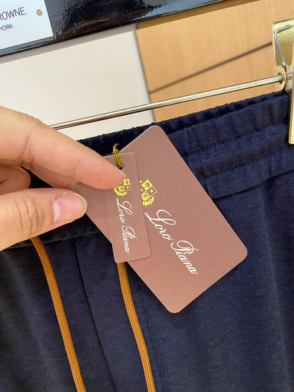 zb / 로로피아나  끈 조임 밴딩 트레이닝 바지