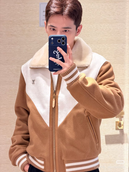 zb / 루이비통  지퍼 두꺼운 아우터
