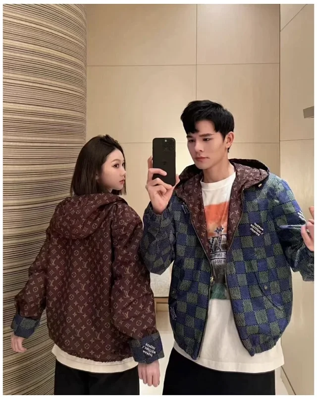 Tile factory / Louis Vuitton men's windproof hooded jacket