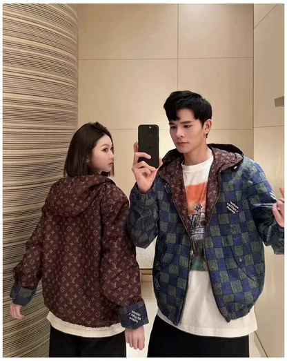 Tile factory / Louis Vuitton men's windproof hooded jacket