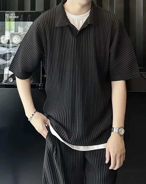 ZOK / 이세이미야케 의류 폴로 셔츠