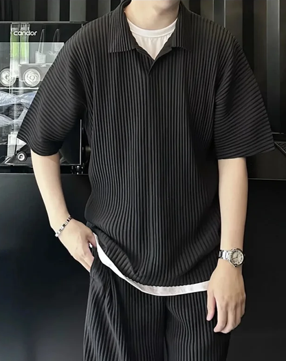 ZOK / 이세이미야케 의류 폴로 셔츠