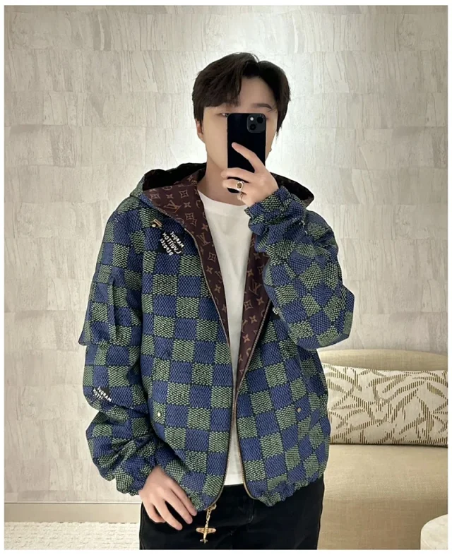 Tile factory / Louis Vuitton men's windproof hooded jacket