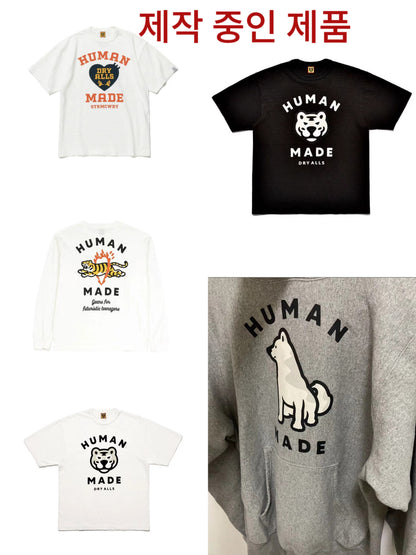 kka / 휴먼메이드 반팔티 ,  HUMAN MADE Jindo dog
