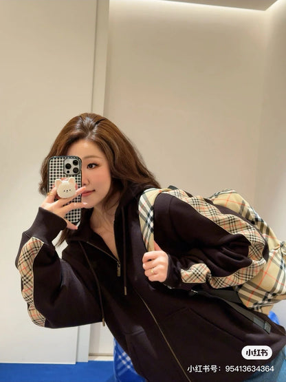 대리석 / 버버리 지퍼 후드