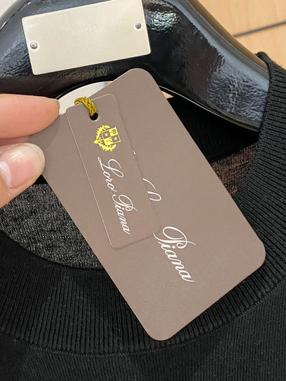 zb / 로로피아나  라운드넥 긴팔 니트