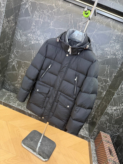 zb / 브루넬로 쿠치넬리  후드 다운 재킷